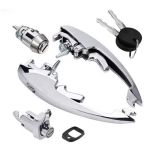 Door handles and ignition switch kit with 1 key  VW Käfer 8.67-1985
